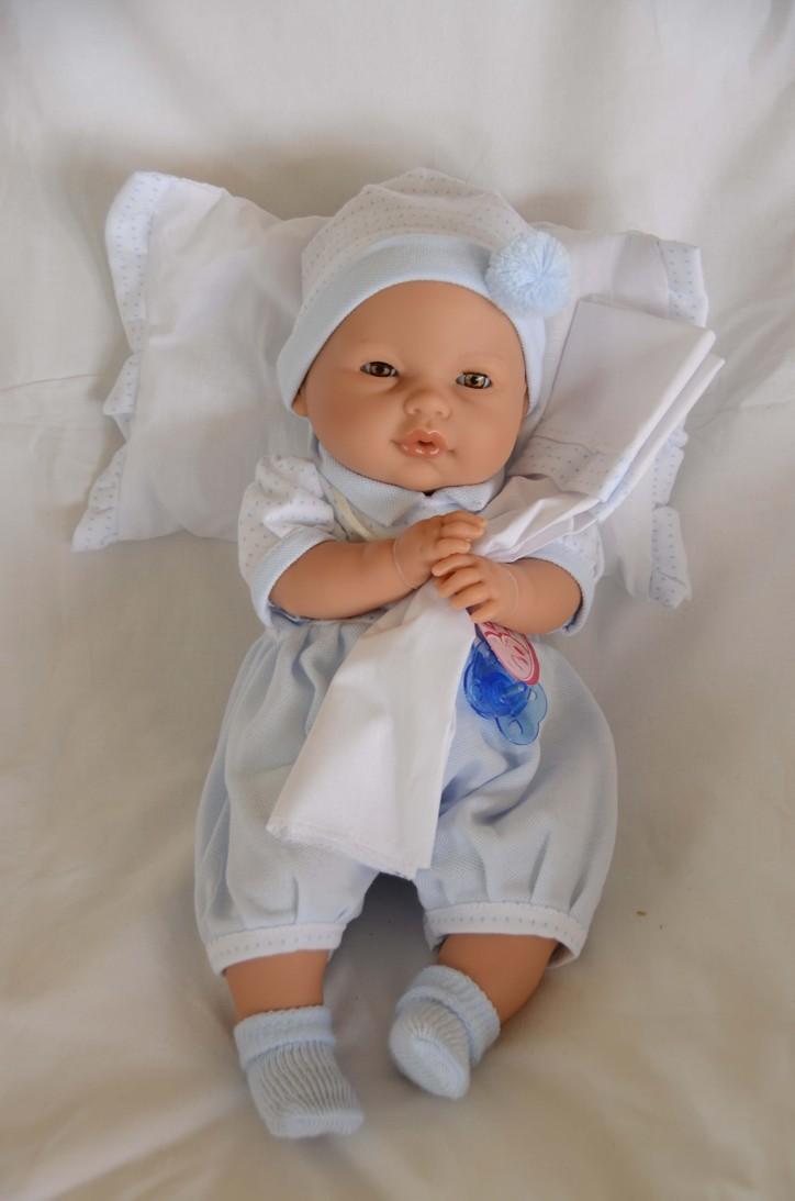 Realistické miminko- chlapeček - Bimbo mrkací - Antonio Juan