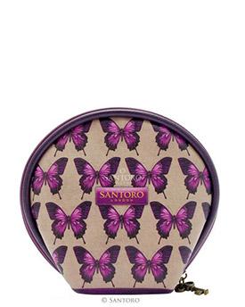 Malá taštička nebo peněženka  - Amethyst Butterfly od firmy SANTORO London Mirabelle