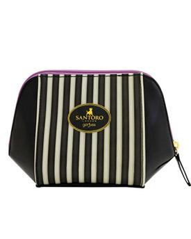 Kosmetická taštička - "Rosebud" od firmy SANTORO London Gorjuss Stripes