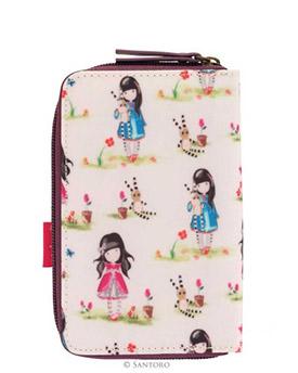 Peněženka na zip "Pastel Pattern Ladybird" od firmy SANTORO Gorjuss