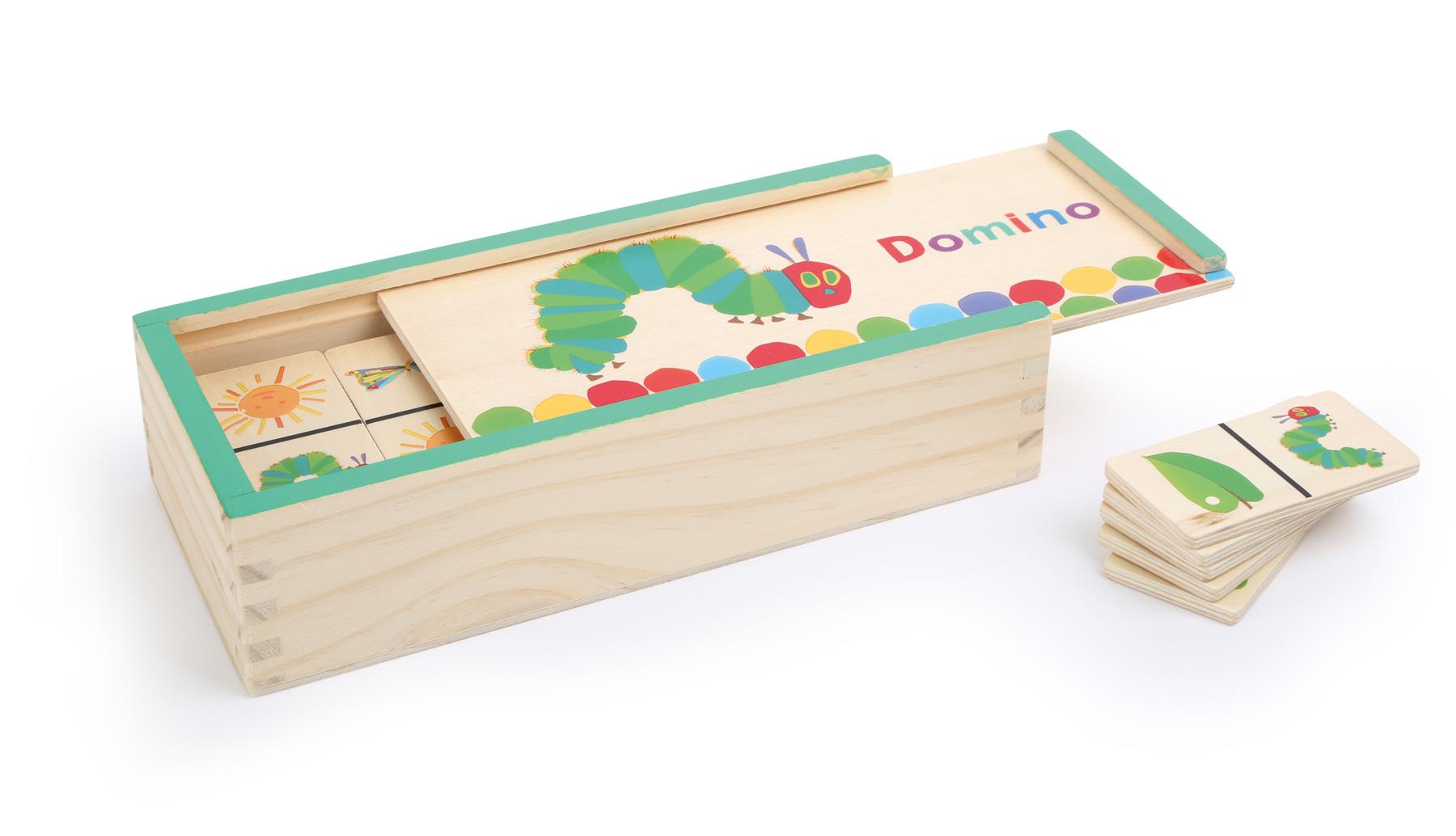 Domino - ovoce, vývojová stádia motýla