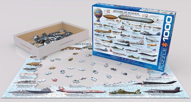 Puzzle EuroGraphics Historie letectví 1000