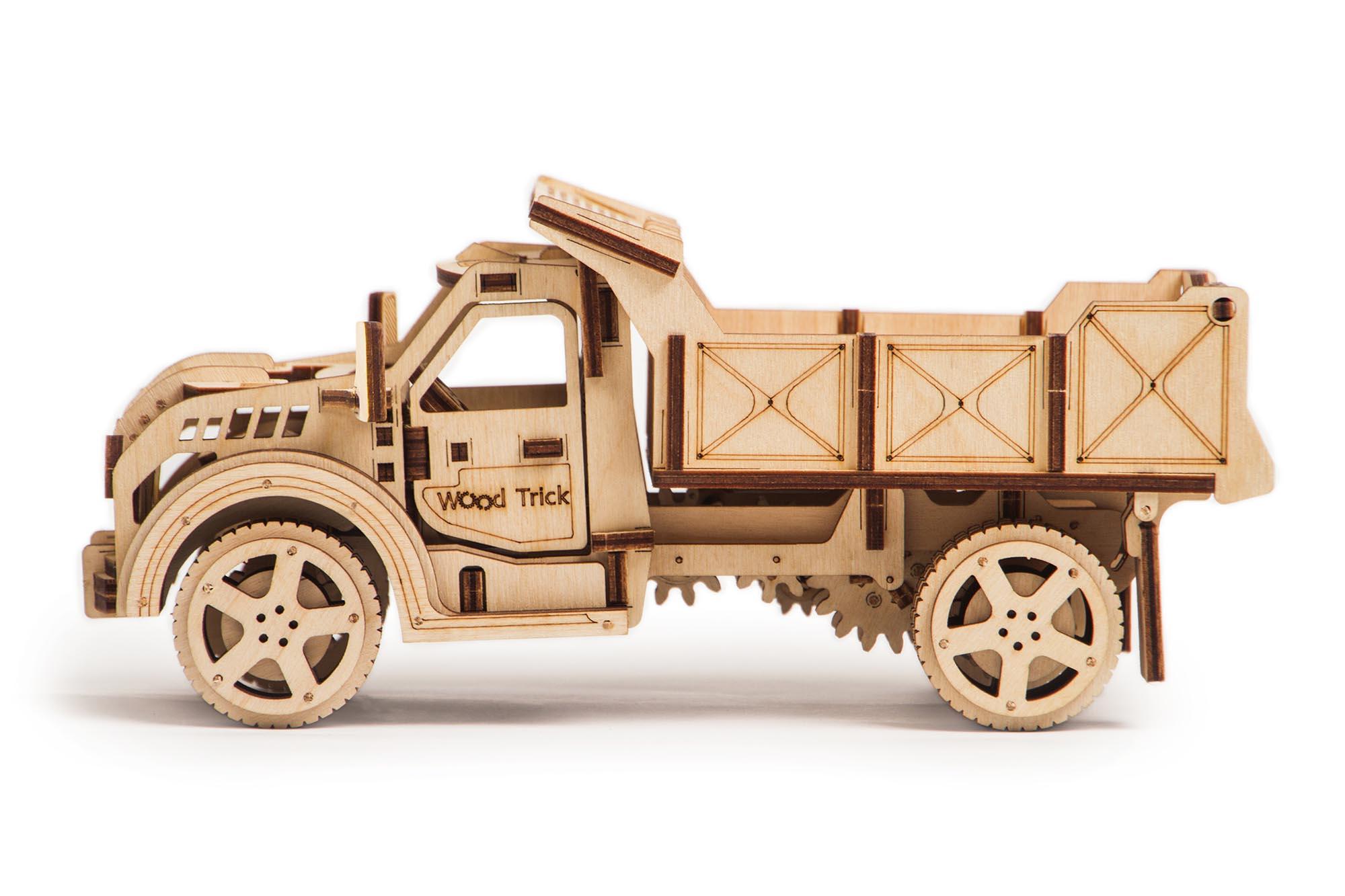 Wood Trick "Nákladní auto č. 1" - 3D dřevěné mechanické puzzle