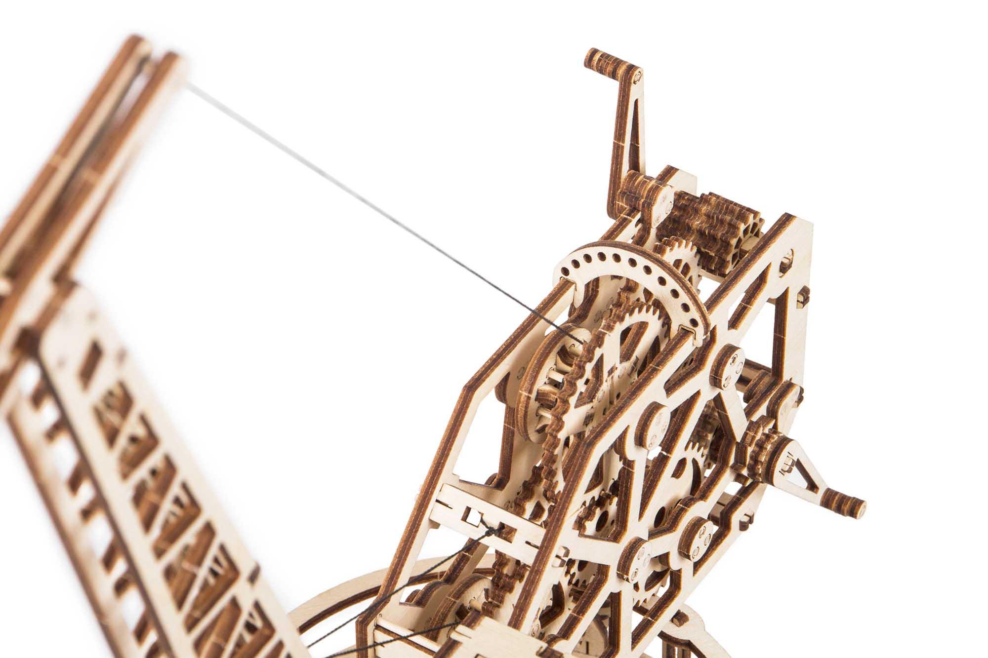 Wood Trick "Jeřáb s kontejnerem" - 3D dřevěné mechanické puzzle
