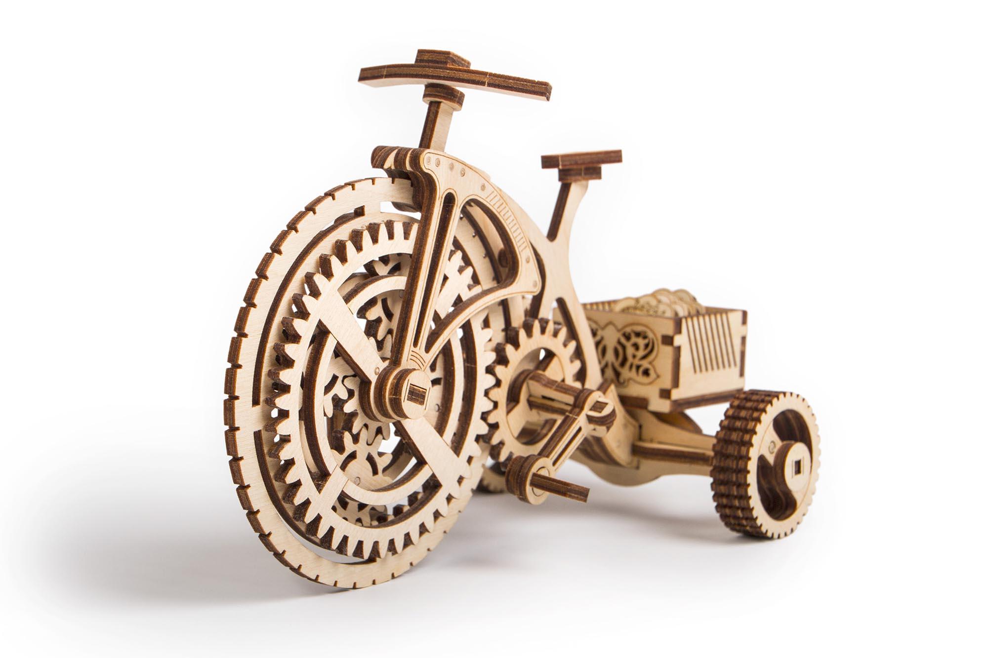 Wood Trick "Jízdní kolo" - 3D dřevěné mechanické puzzle
