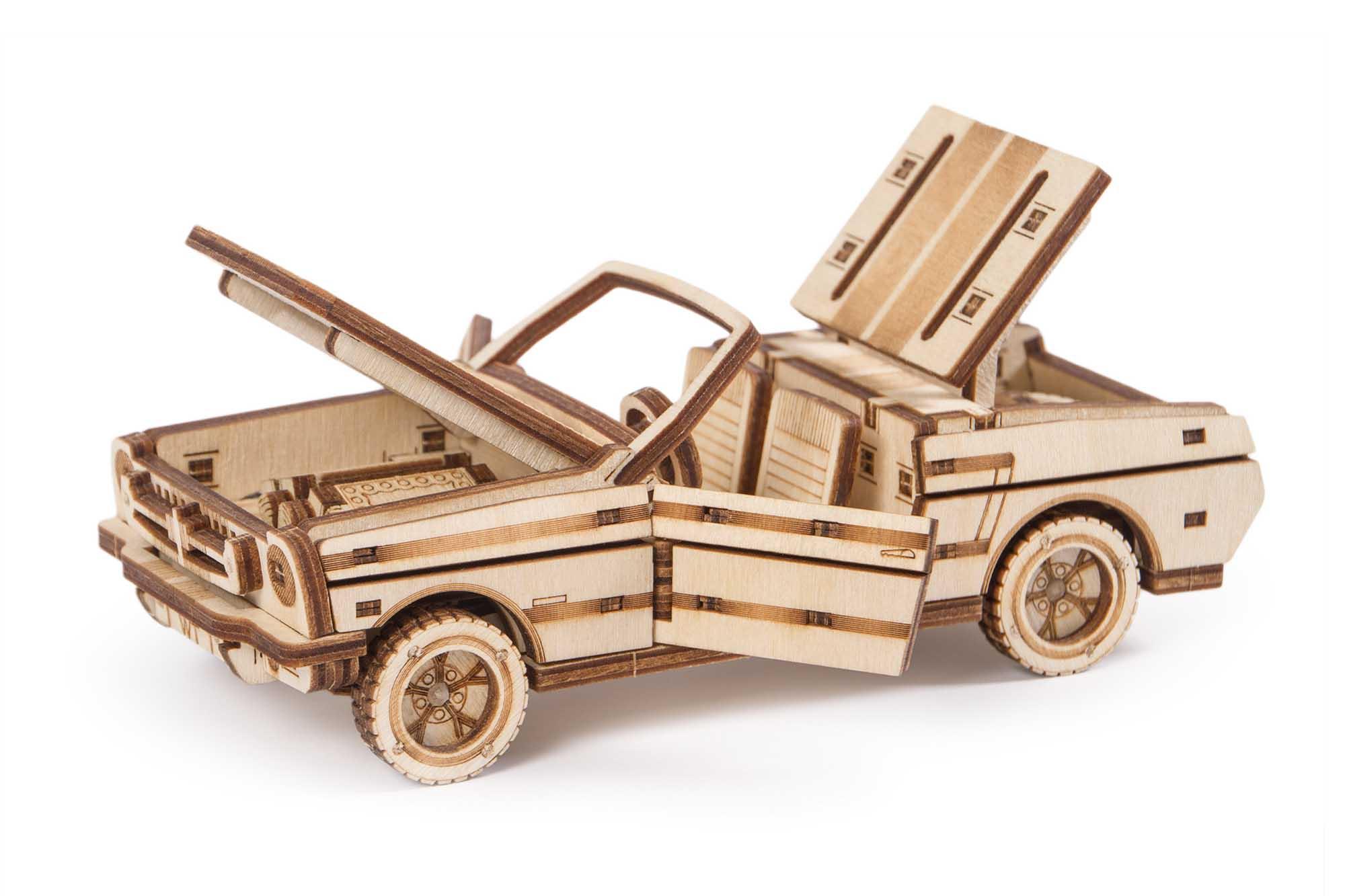 Wood Trick "Kabriolet" - 3D dřevěné mechanické puzzle