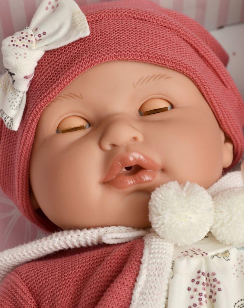 Realistické miminko - mrkací holčička - Lola od Antonio Juan
