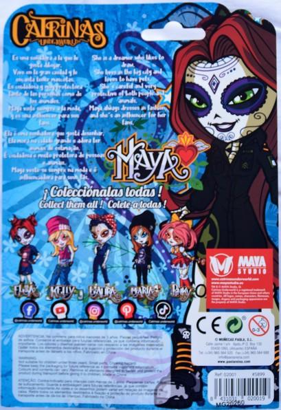 Panenka Maya - Catrina z podsvětí - 16 cm