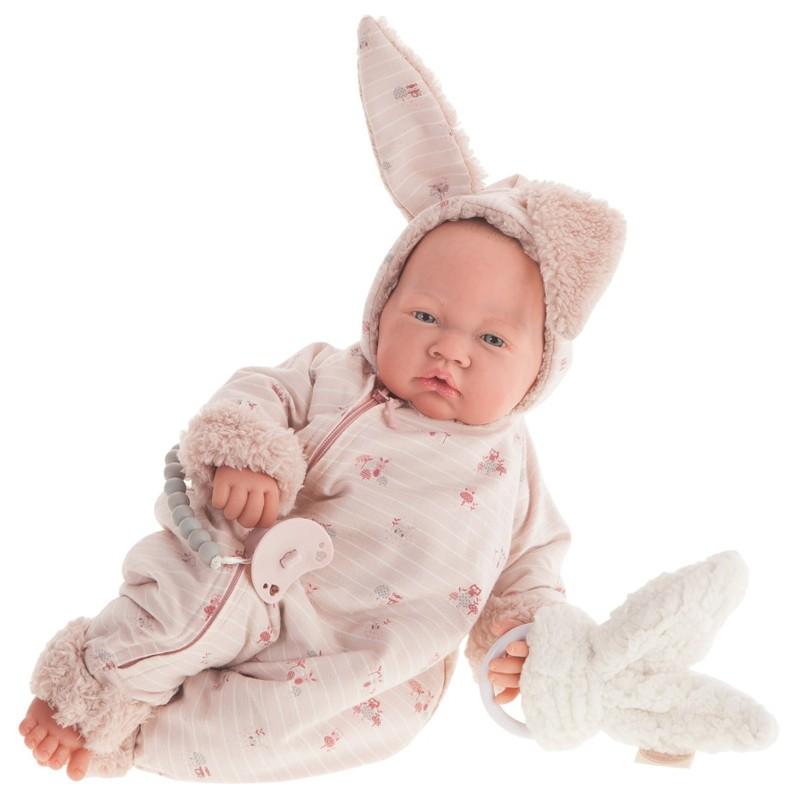 Reborn miminko - Sweet Reborn v zajíčkové kombinéze od Antonio Juan
