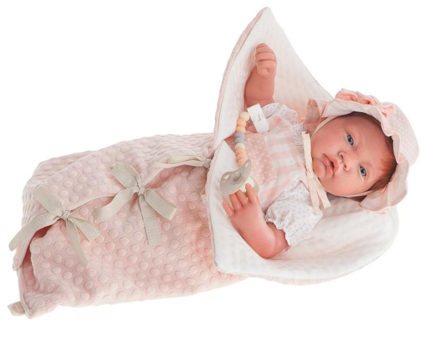 Sweet Reborn  -miminko s zrzavými vlásky ve spacím pytli od Antonio Juan