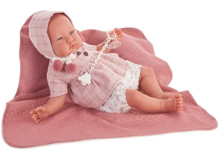 Reborn miminko - Můj první reborn Alexandra na dečce od Antonio Juan
