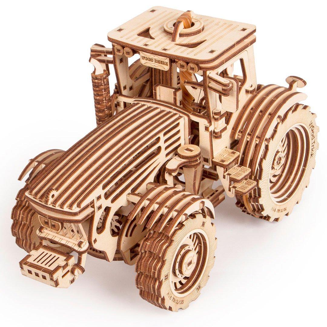 Wood Trick  "Traktor" - 3D dřevěné mechanické puzzle 