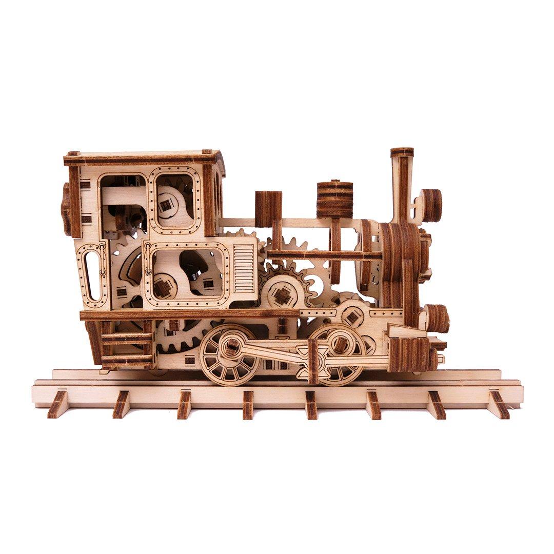 Wood Trick "Lokomotiva" - 3D dřevěné mechanické puzzle