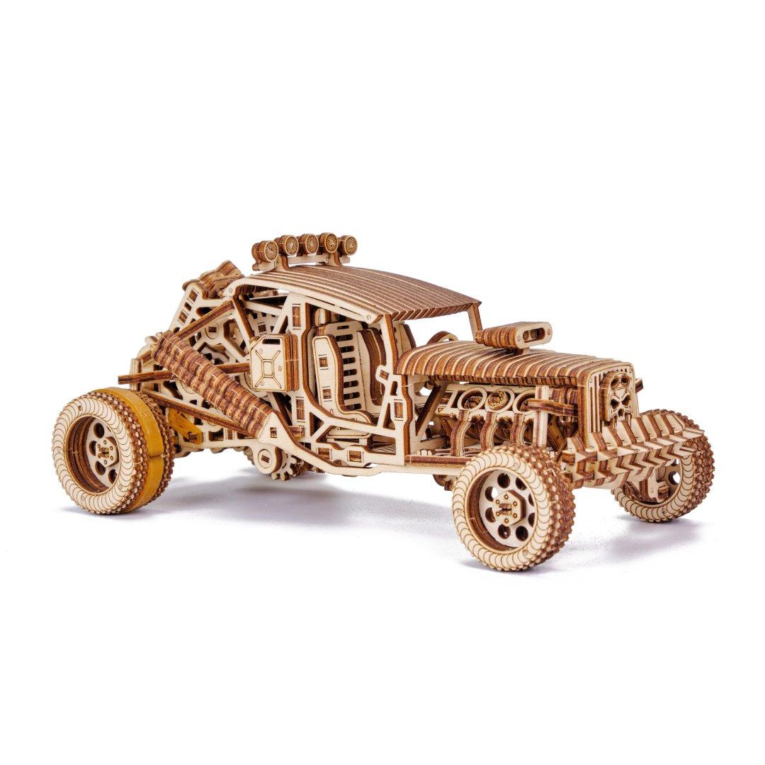 Wood Trick "Bláznivá bugatka" - 3D dřevěné mechanické puzzle