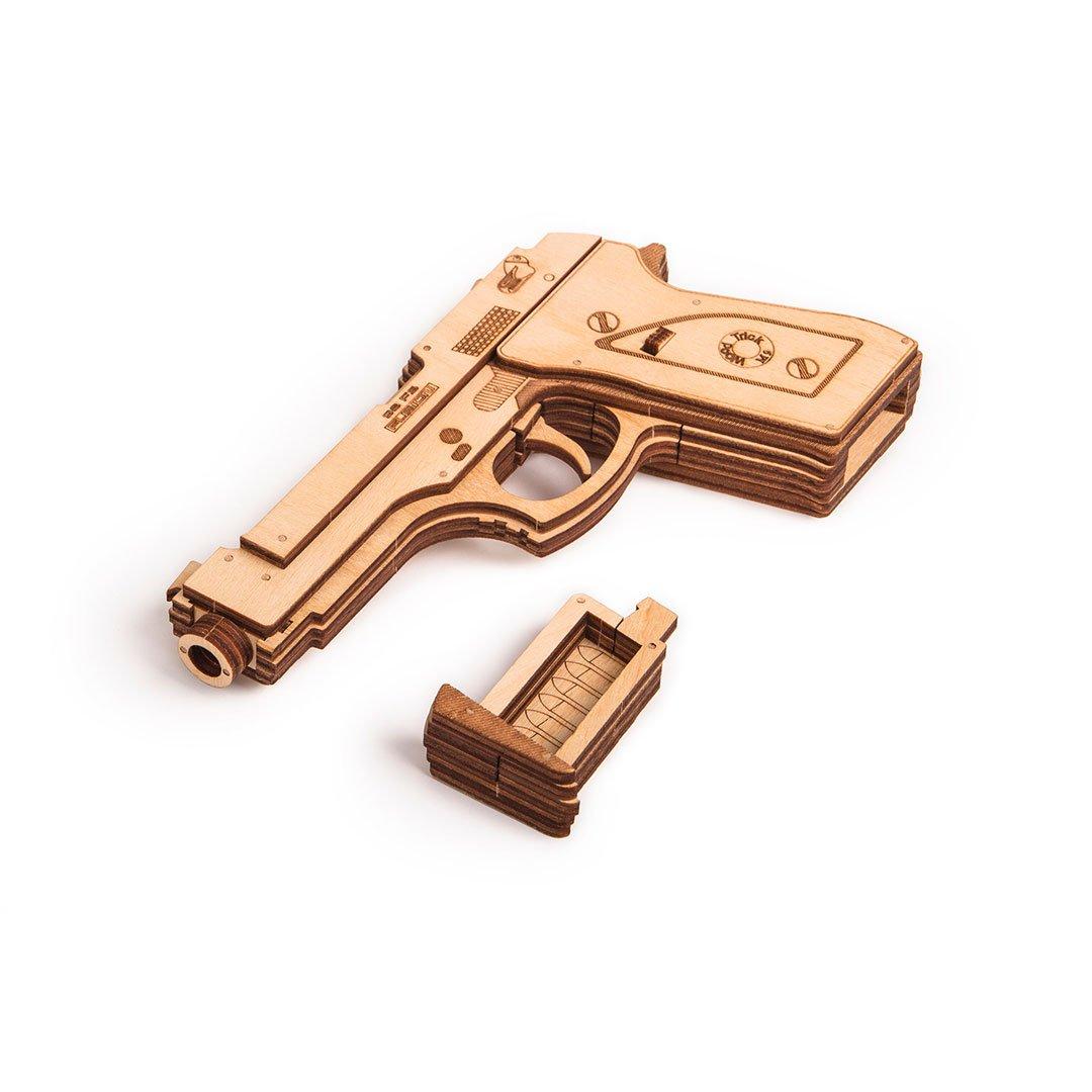 Wood Trick "Sada zbraní" - 3D dřevěné mechanické puzzle