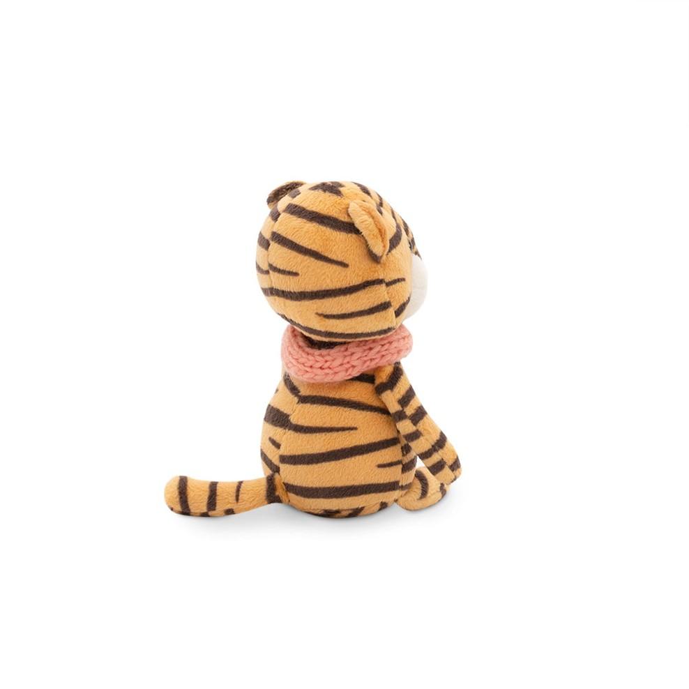 Tygřík Chip s růžovou šálou od firmy ORANGE TOYS - 15 cm