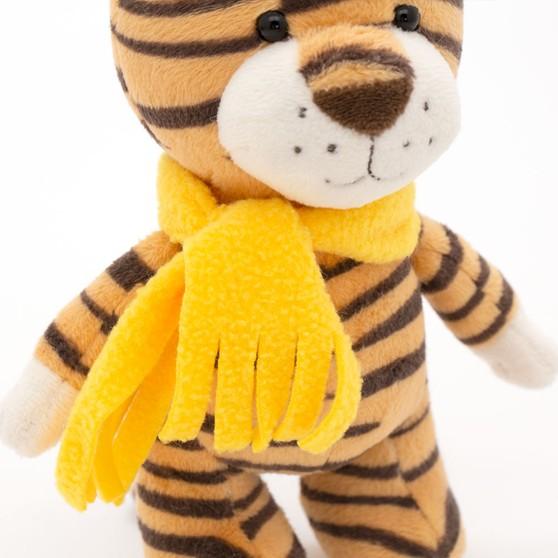 Tygr Tim se žlutou šálou od firmy ORANGE TOYS - 18 cm