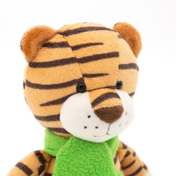 Tygr Tim se zelenou šálou od firmy ORANGE TOYS - 18 cm