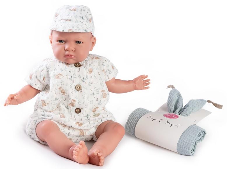 Reborn miminko - Můj první reborn Bertin v kšiltovce od Antonio Juan