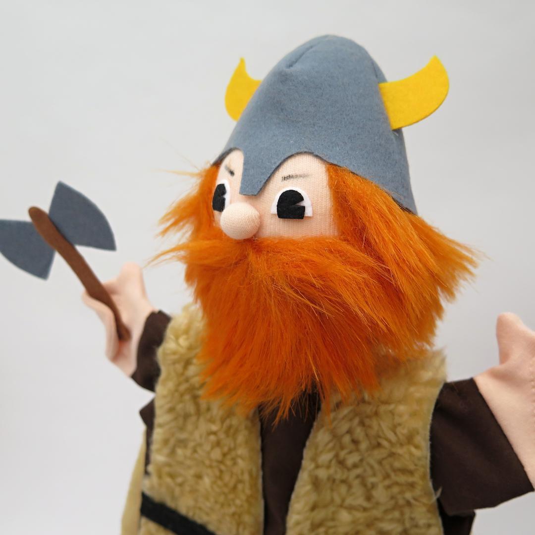 Maňásek na ruku - Viking od MÚ Brno
