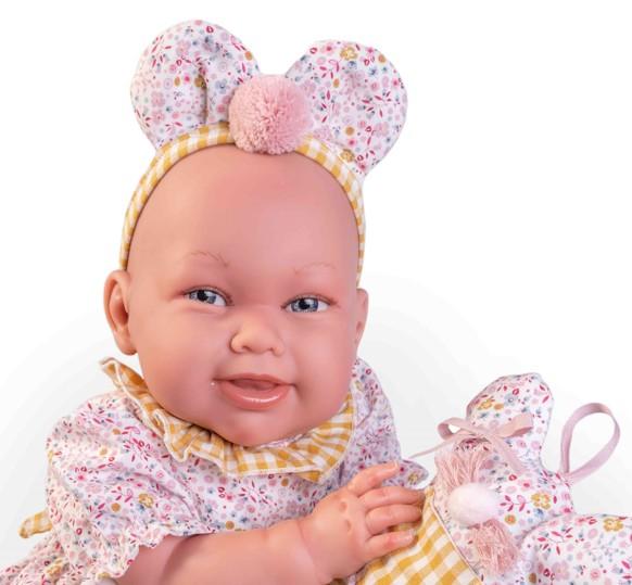 Miminko - Můj první reborn Martina ve žluté zástěře s váčkem na zuby pro Zoubkovou vílu  od firmy Antonio Juan ze Španělska
