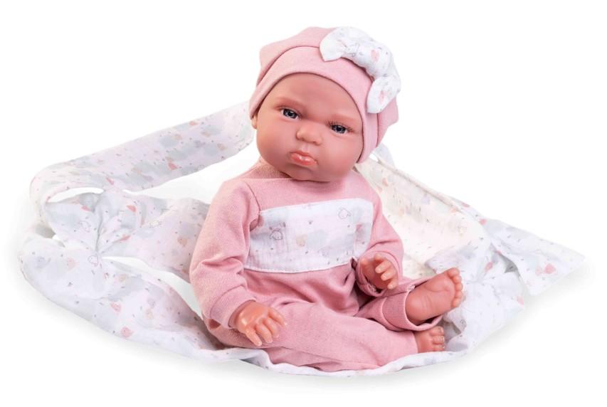 Reborn miminko - Můj malý reborn - holčička  Tufi se šátkem na nošení miminek od firmy Antonio Juan ze Španělska