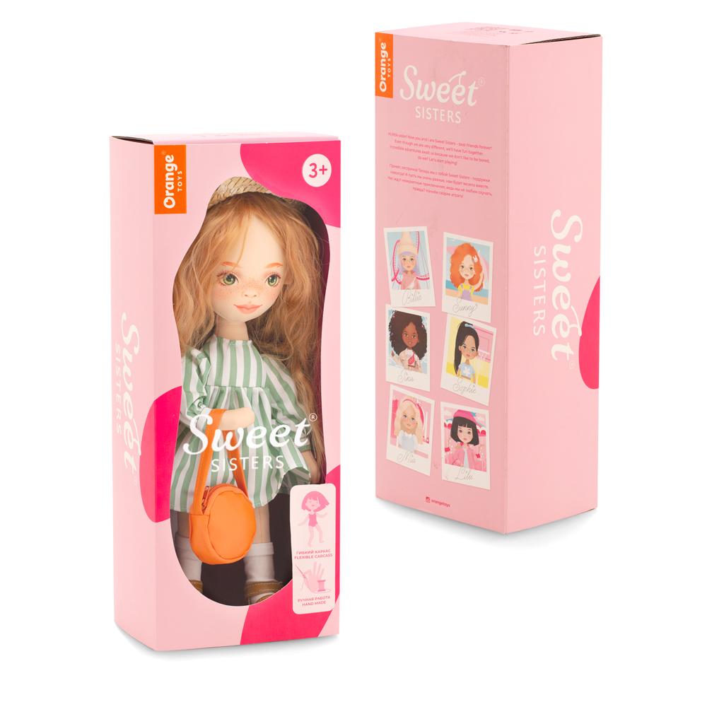 Panenka Sunny v pruhovaných šatech od firmy ORANGE TOYS