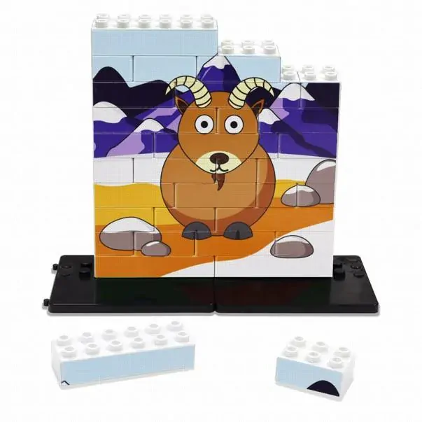 Kamzík - Vertikální puzzle