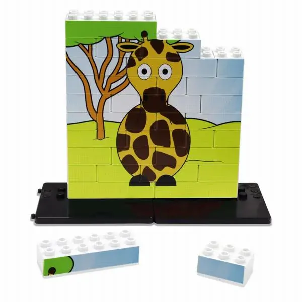 Žirafa - Vertikální puzzle - 32ks