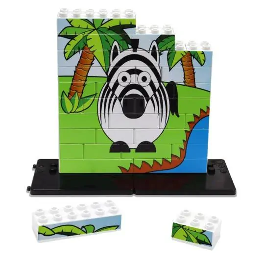 Zebra - Vertikální puzzle - 32ks