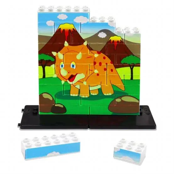 Triceratops - Vertikální puzzle