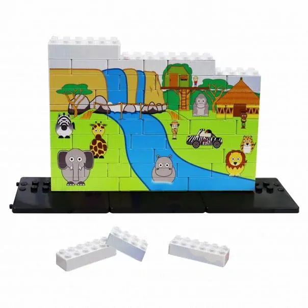 Afrika - Vertikální puzzle