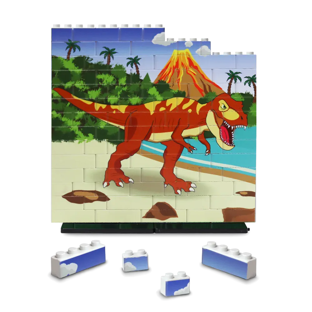 T-rex - Vertikální XL puzzle