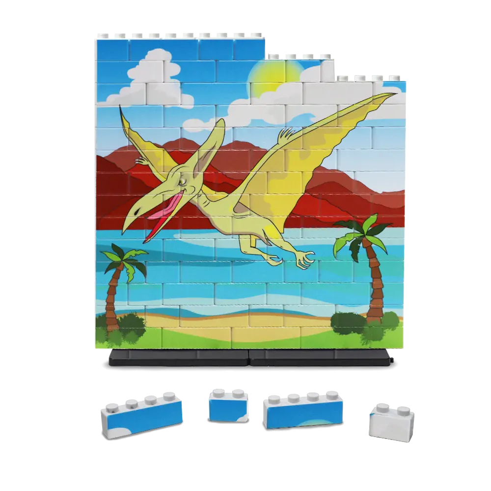 Pterodaktyl - Vertikální XL puzzle