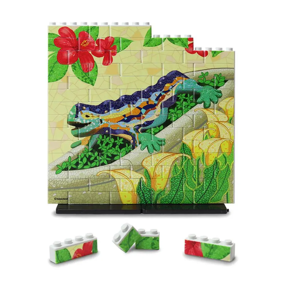 Ještěrka - Vertikální XL puzzle