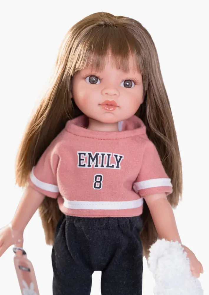 Realistická panenka Emily ve sportovním oblečku od firmy Antonio Juan ze Španělska