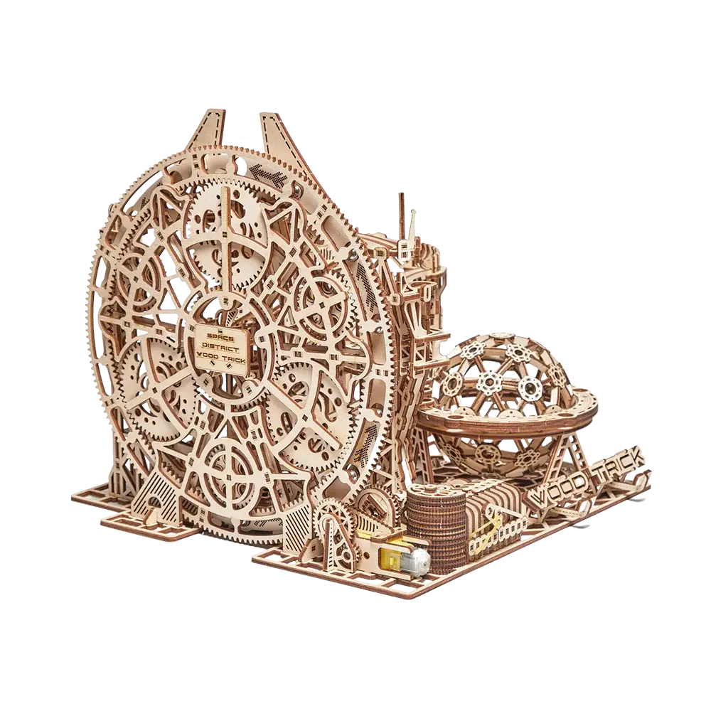 Wood Trick  "Galaxie - kuličková dráha" - 3D dřevěné mechanické puzzle 