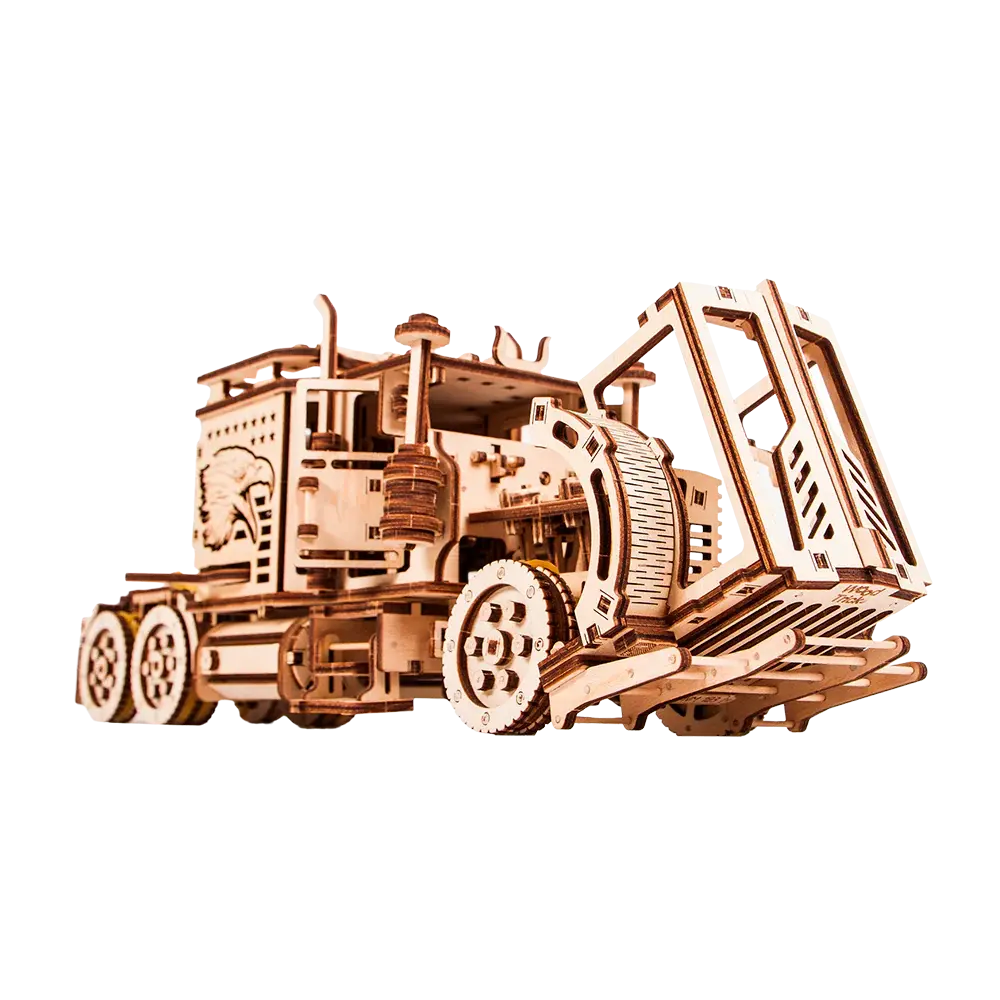 Wood Trick "Velký tahač" - 3D dřevěné mechanické puzzle