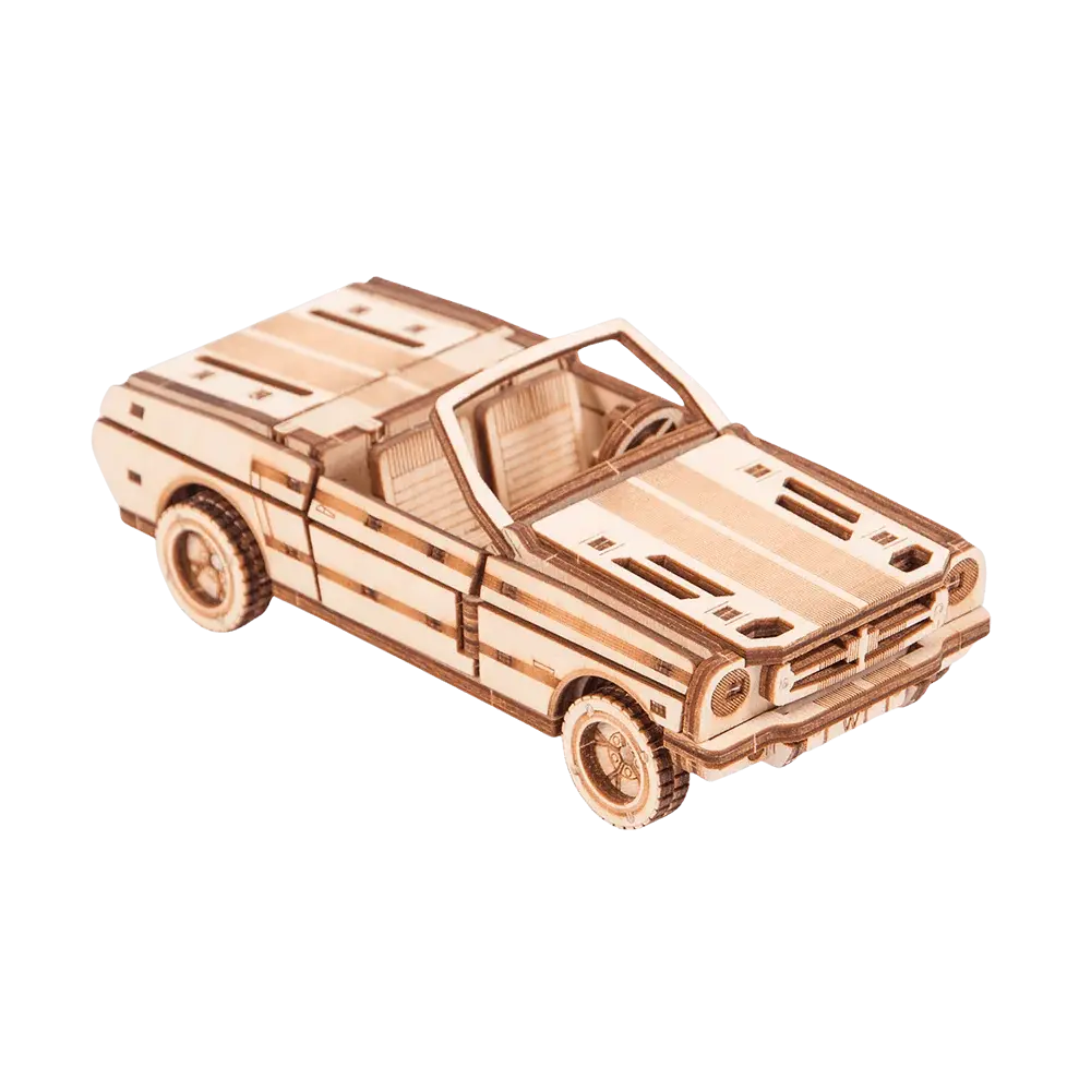 Wood Trick "Set aut" - 3D dřevěné mechanické puzzle
