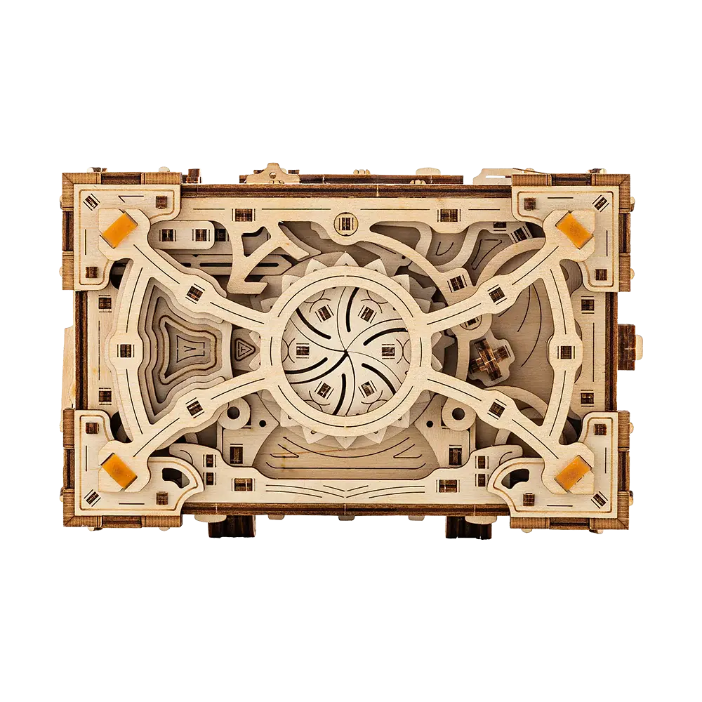 Wood Trick "Enigma truhla" - 3D dřevěné mechanické puzzle