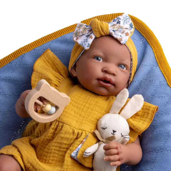 Reborn miminko - černoška Ollie od firmy Berenguer