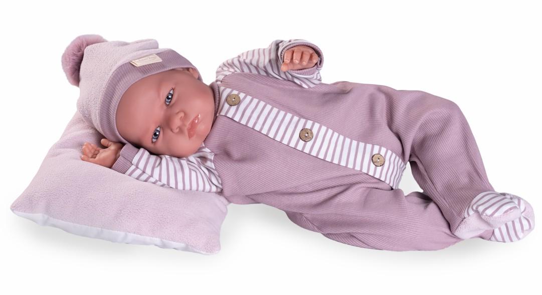 Miminko - Můj první reborn Berta v pyžámku na polštářku od Antonio Juan