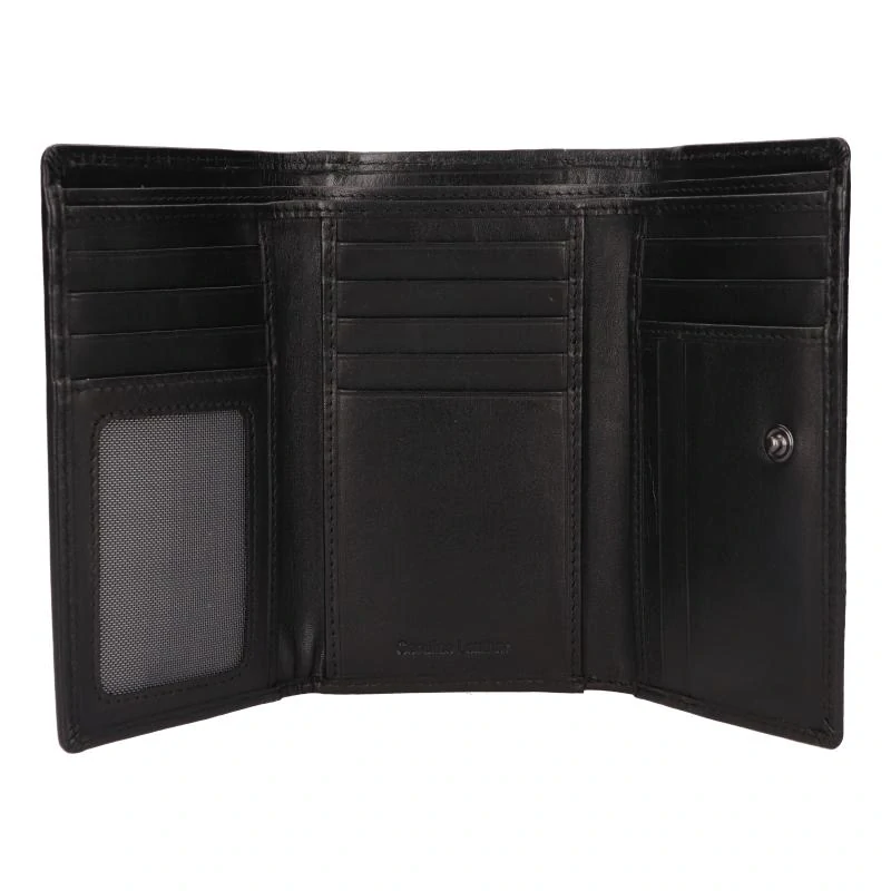 Dámská černá kožená peněženka - LAGEN