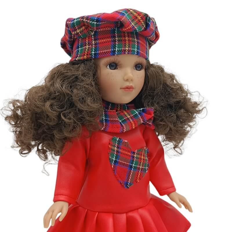 Panenka Mari´s v červených šatech od firmy Folk Artesanía