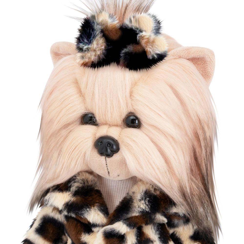 Yoyo s tělíčkem s kostřičkou v leopardím kabátku - jorkšírka od firmy ORANGE TOYS