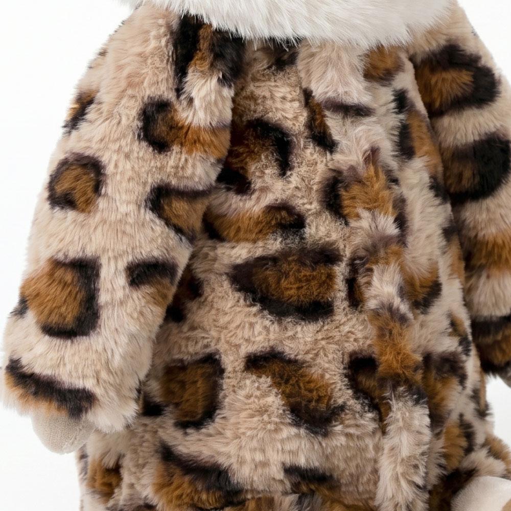 Orange Toys – plyšová koza Nicole v kabátku s leopardím vzorem 30 cm