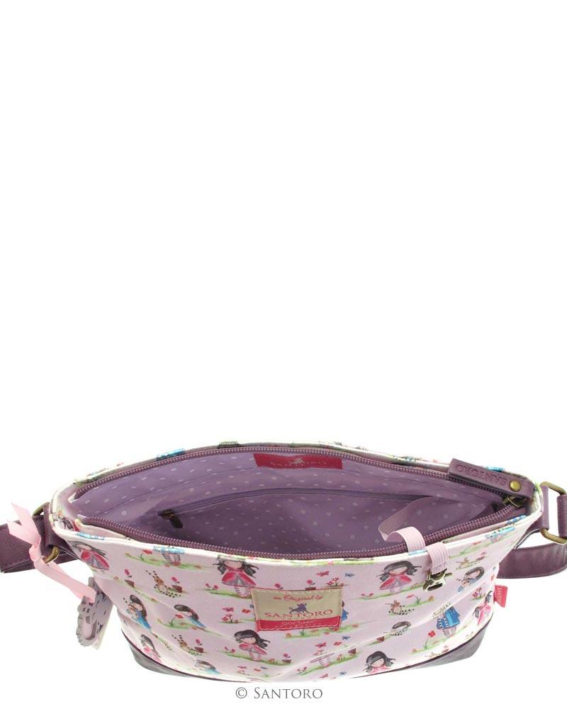 Kabelka přes rameno - Pastel Patern Ladybird od firmy SANTORO Gorjuss