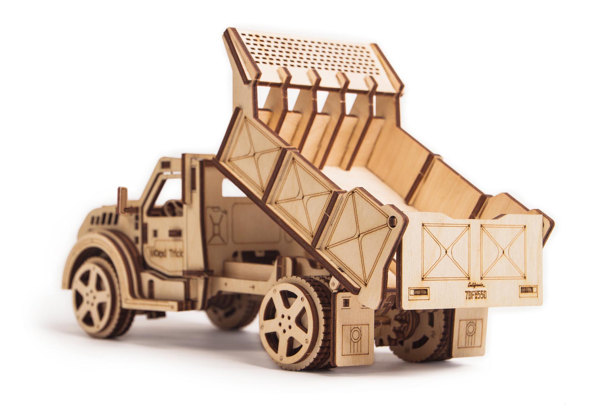 Wood Trick "Nákladní auto č. 1" - 3D dřevěné mechanické puzzle