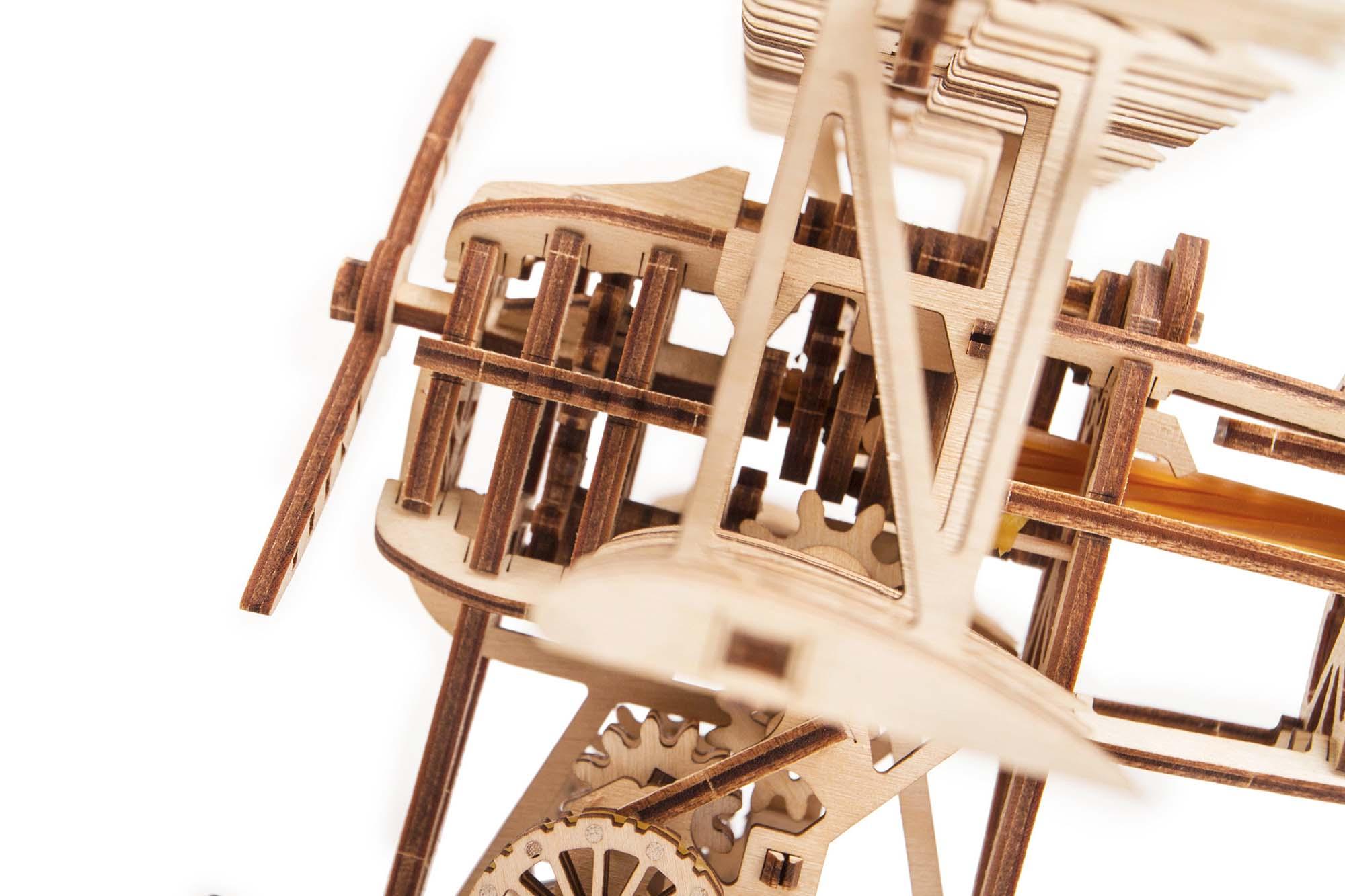 Wood Trick  "Letadlo" - 3D dřevěné mechanické puzzle 