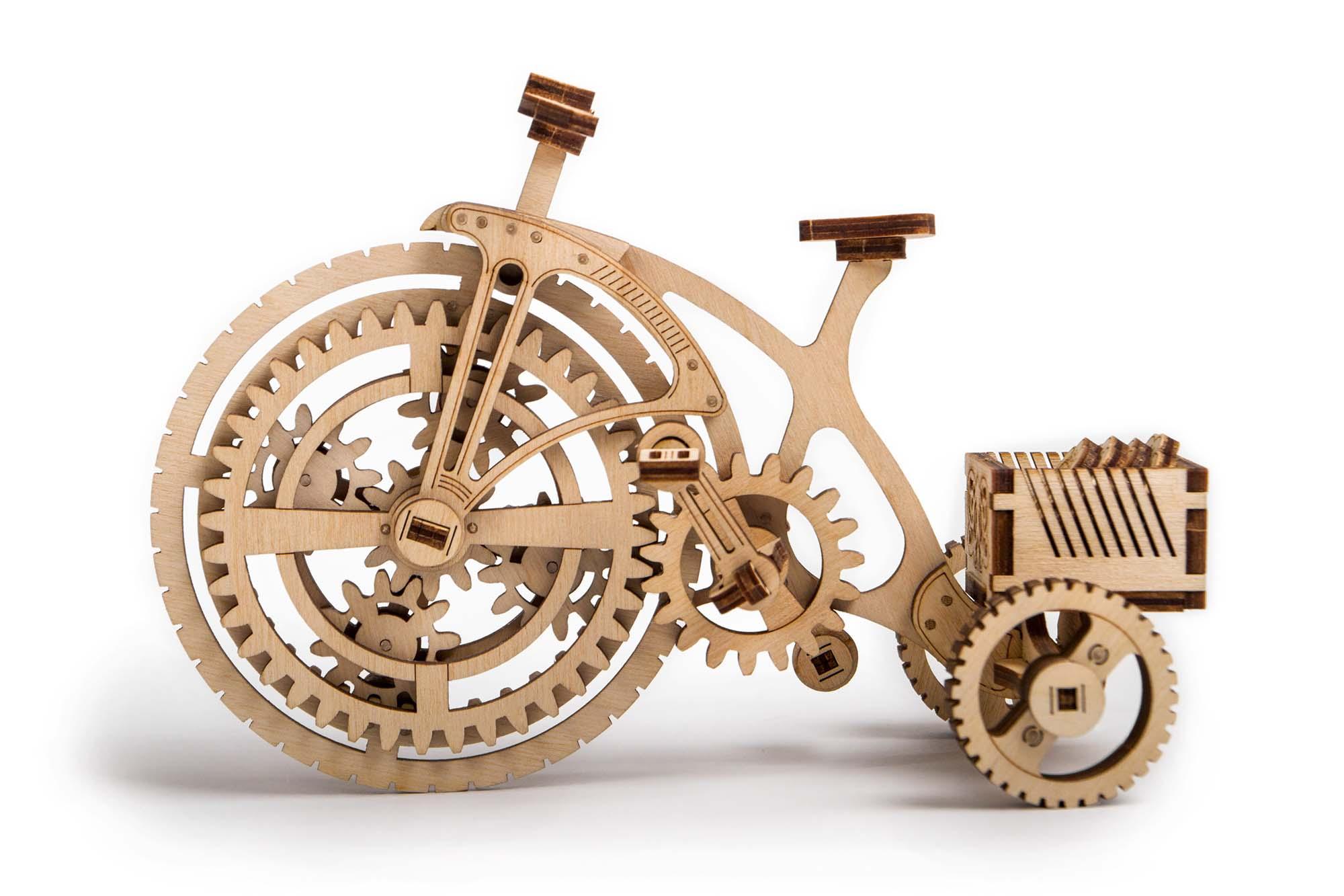 Wood Trick "Jízdní kolo" - 3D dřevěné mechanické puzzle